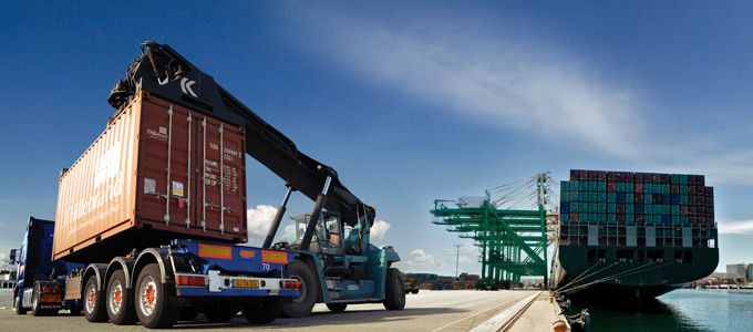 transporte de container 3